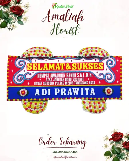 Papan Bunga Ucapan Selamat Priyoso